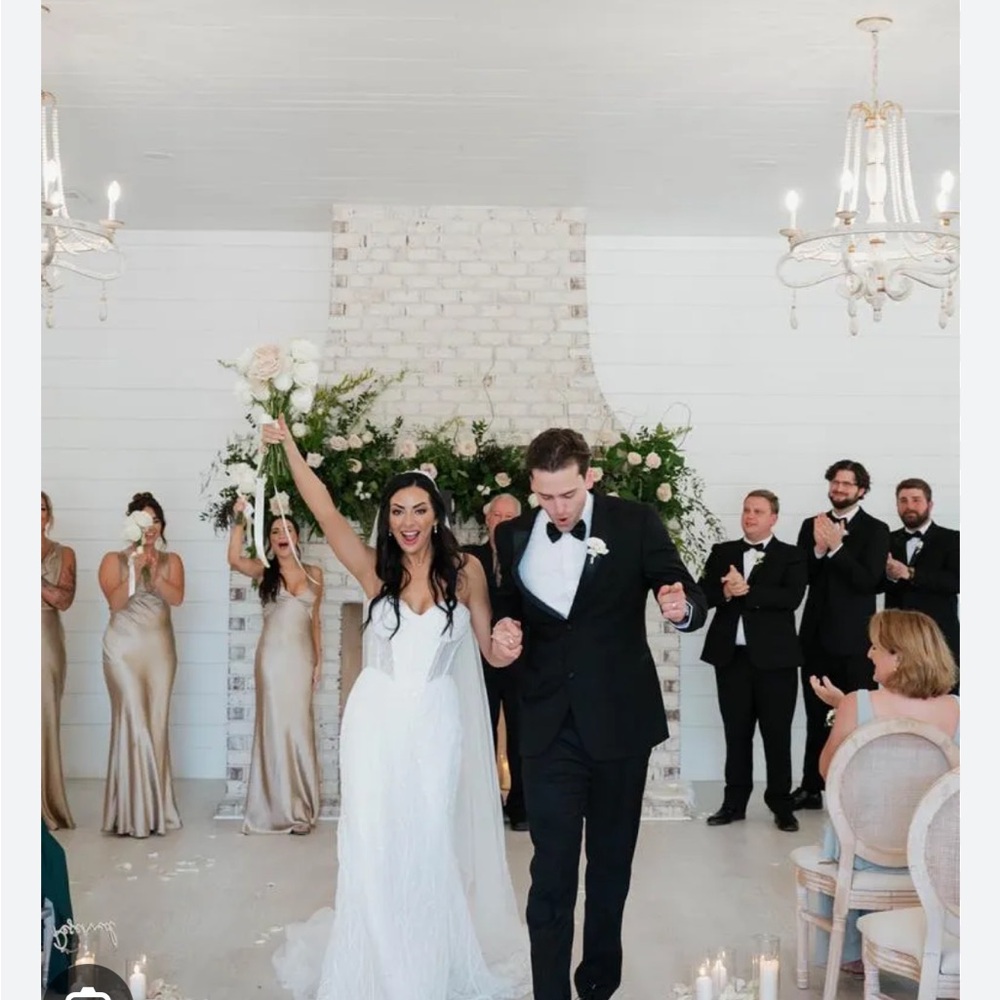 Elegant Brand New Ivory Corset Wedding Dress